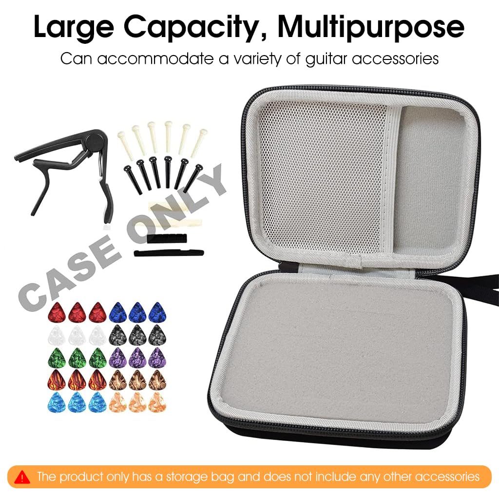 PATPAT Guitar Pick Holder Case Compatible for Fender, ChromaCast, D'Addario, JIM DUNLOP, Bolopick, Guitar Accessory Storage Pouch PATPAT Guitar Pick Holder Case Compatible for Fender, ChromaCast, D'Addario, JIM DUNLOP, Bolopick, Guitar Accessory Storage Pouch